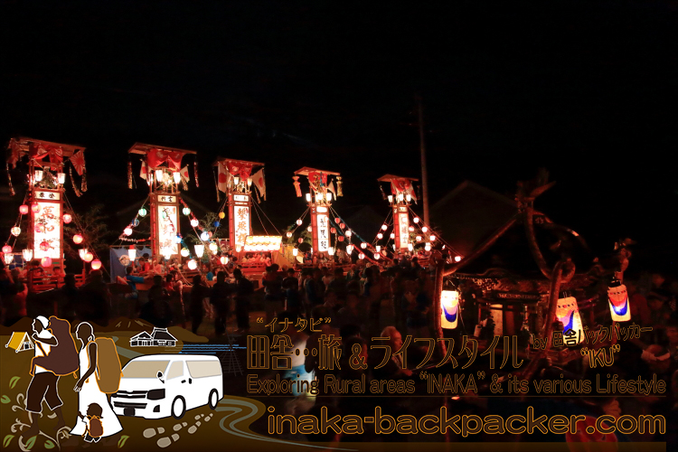 能登・穴水町岩車（石川県）のキリコ祭り