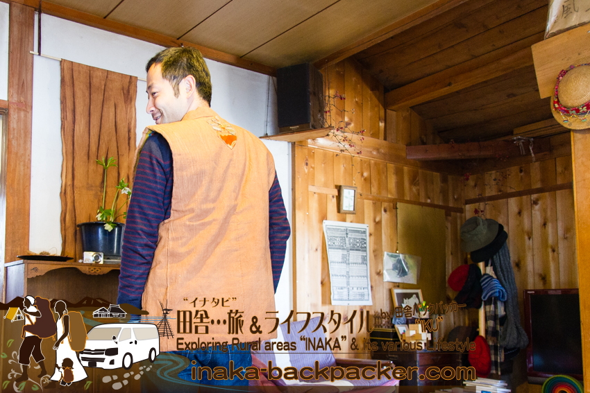龍昌寺 柿渋 染め物 服 Ryushoji temple in Wajima experience kakishibu some cloth
