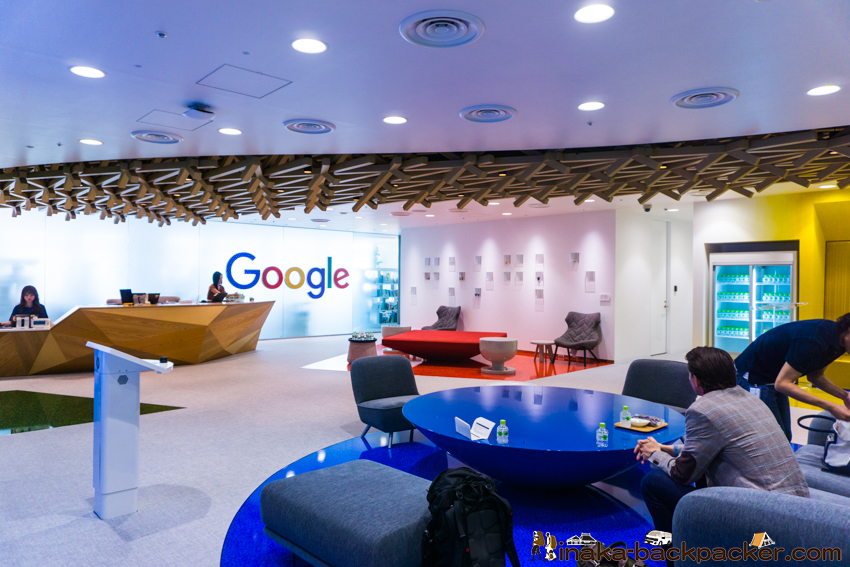 グーグル 受付 reception at google japan