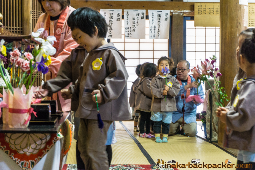 光琳寺 保育所 花祭り ishikawa anamizu nursery school flower festival