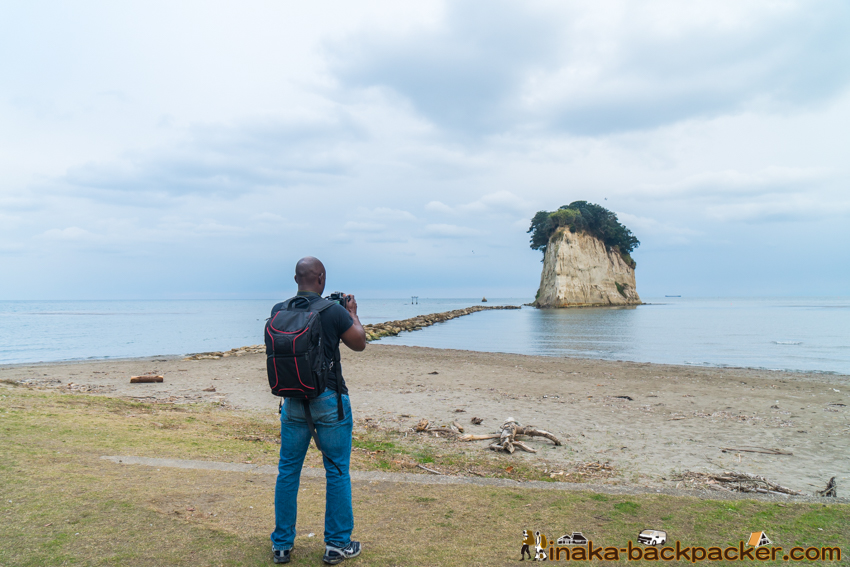 mitsukejima rock island in Ishikawa Japan 見附島 珠洲 石川県
