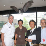 Anazawa san and Mr. Justin Cooper (Captain, United States Navy Senior Defense Official Defense and Naval Attache)