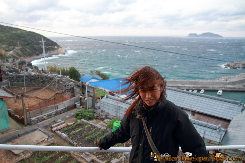 Okinoshima island in Kochi Japan 高知県 沖の島 人口200人 石造り 島 サントリーニ島