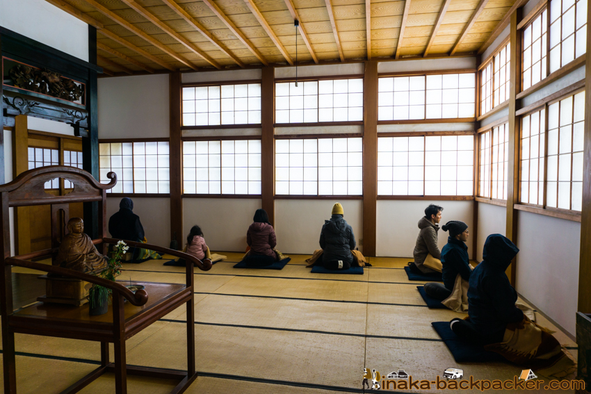 輪島 龍昌寺 座禅 meditation zen temple in Ishikawa Japan