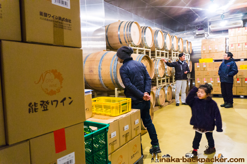 能登ワイン 醸造 工場 見学 穴水町 石川県 noto wine in Anamizu, Ishikawa