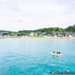 Swimming in the ocean in Iwaguruma Anamizu Ishikawa 穴水町 岩車 石川県 海 泳ぐ