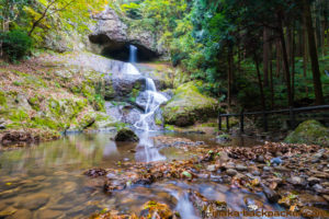 waterfall in wajima noto ishikawa 大沢村 桶滝 輪島 能登半島 滝