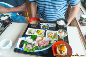 lunch in Suzu Ishikawa 番匠さつき 海女食堂 ランチ つばき茶屋 珠洲 能登半島 石川県