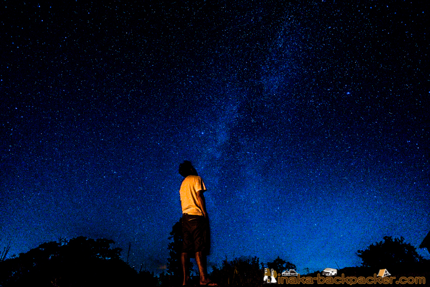 Milky way stars in Japan 能登半島 穴水町 星空 天の川